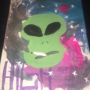 Alien painting